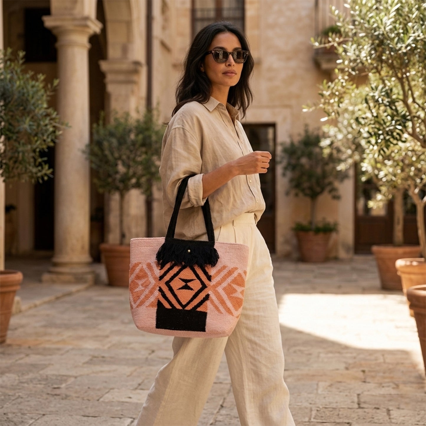 Blush Tribal Bag