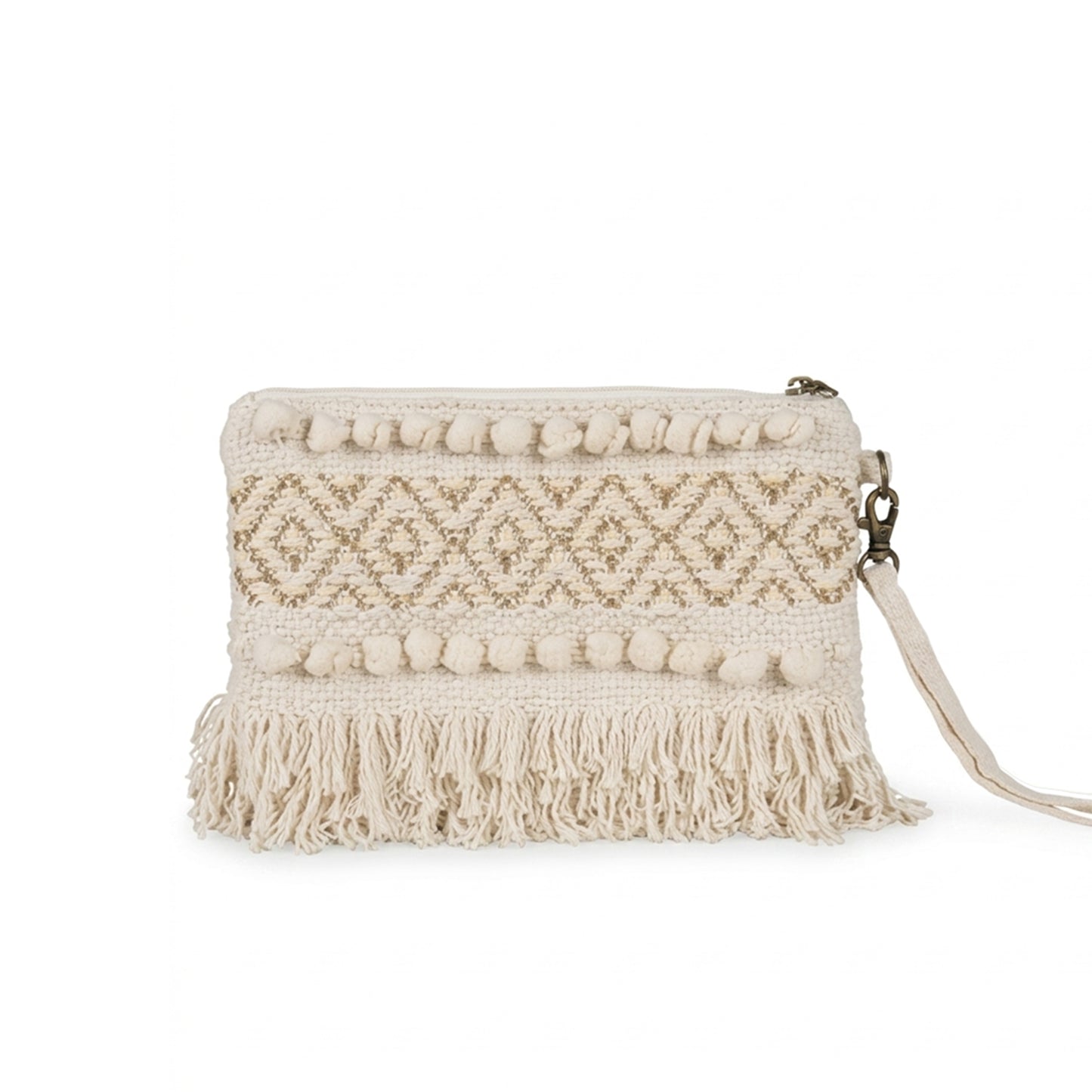 Ivory Shimmer Bag