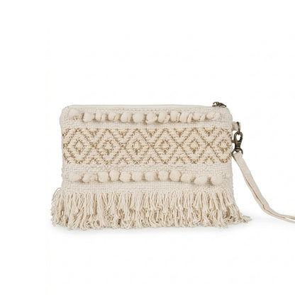 Ivory Shimmer Bag