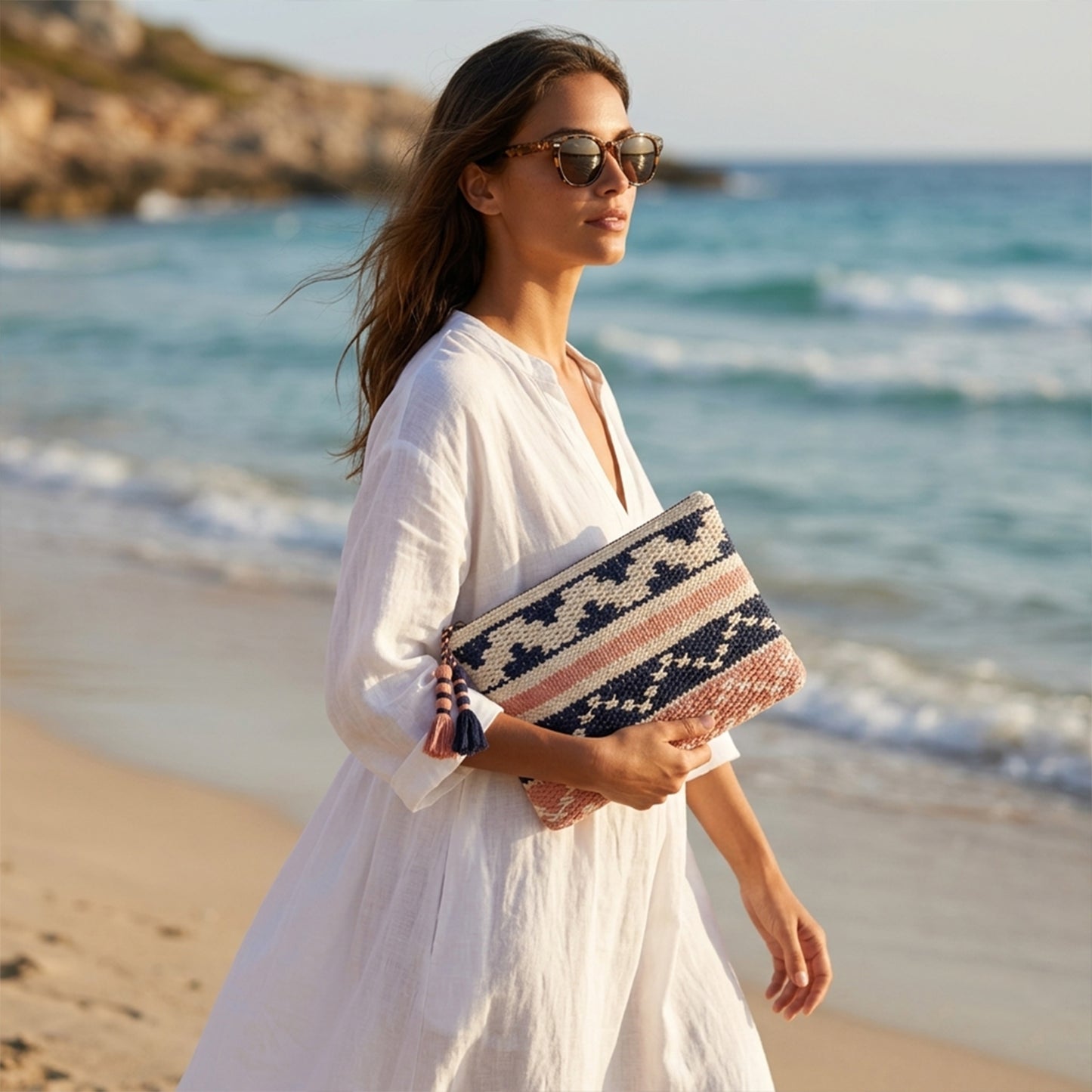 Sapphire Coral Bag