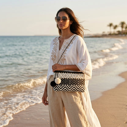 Noir Chevron Bag