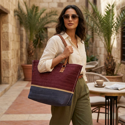 Burgundy Horizon Bag