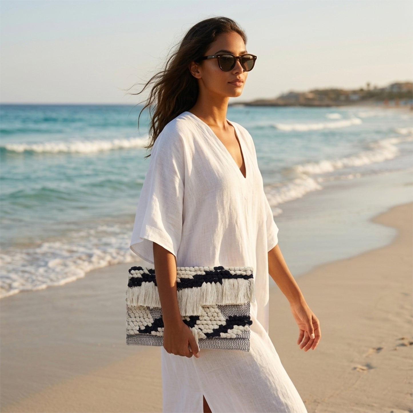Obsidian Chevron Bag