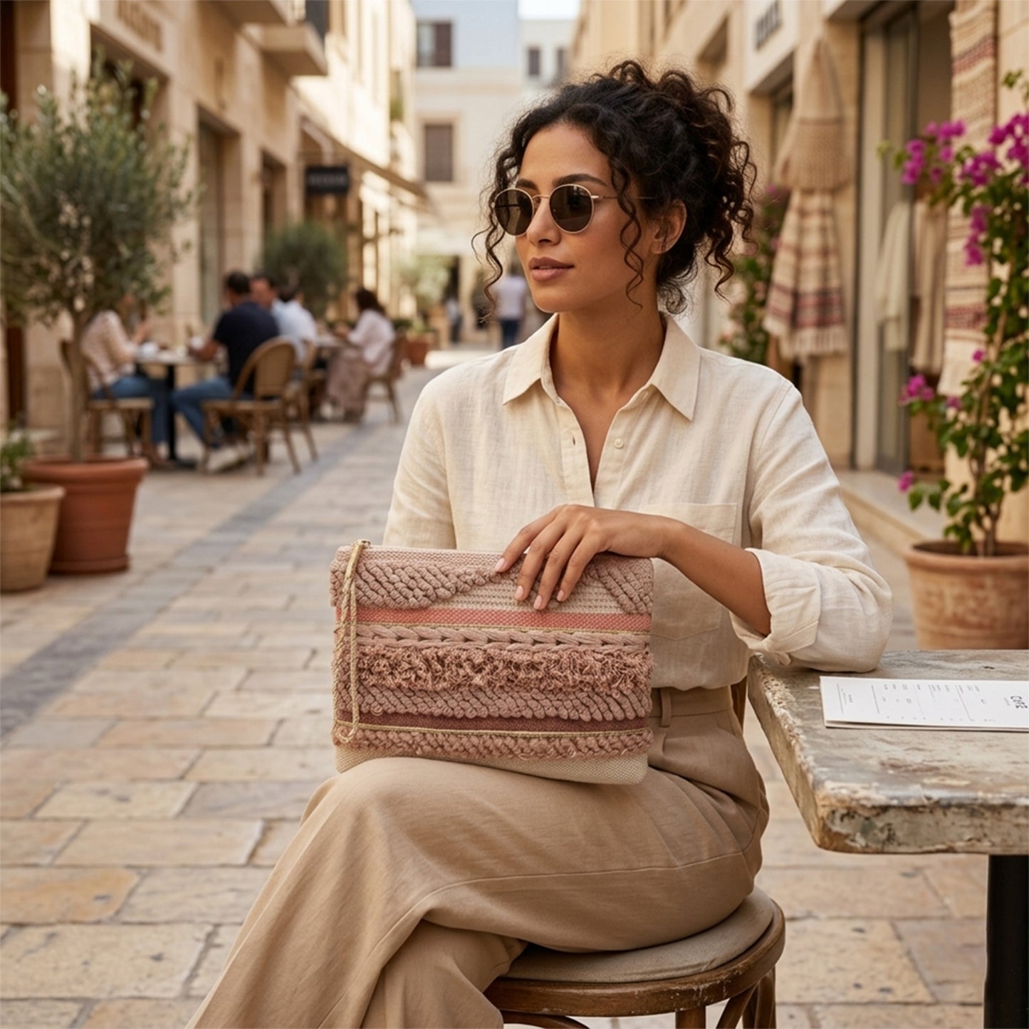 Rose Texture Bag