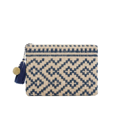 Indigo Ikat Bag
