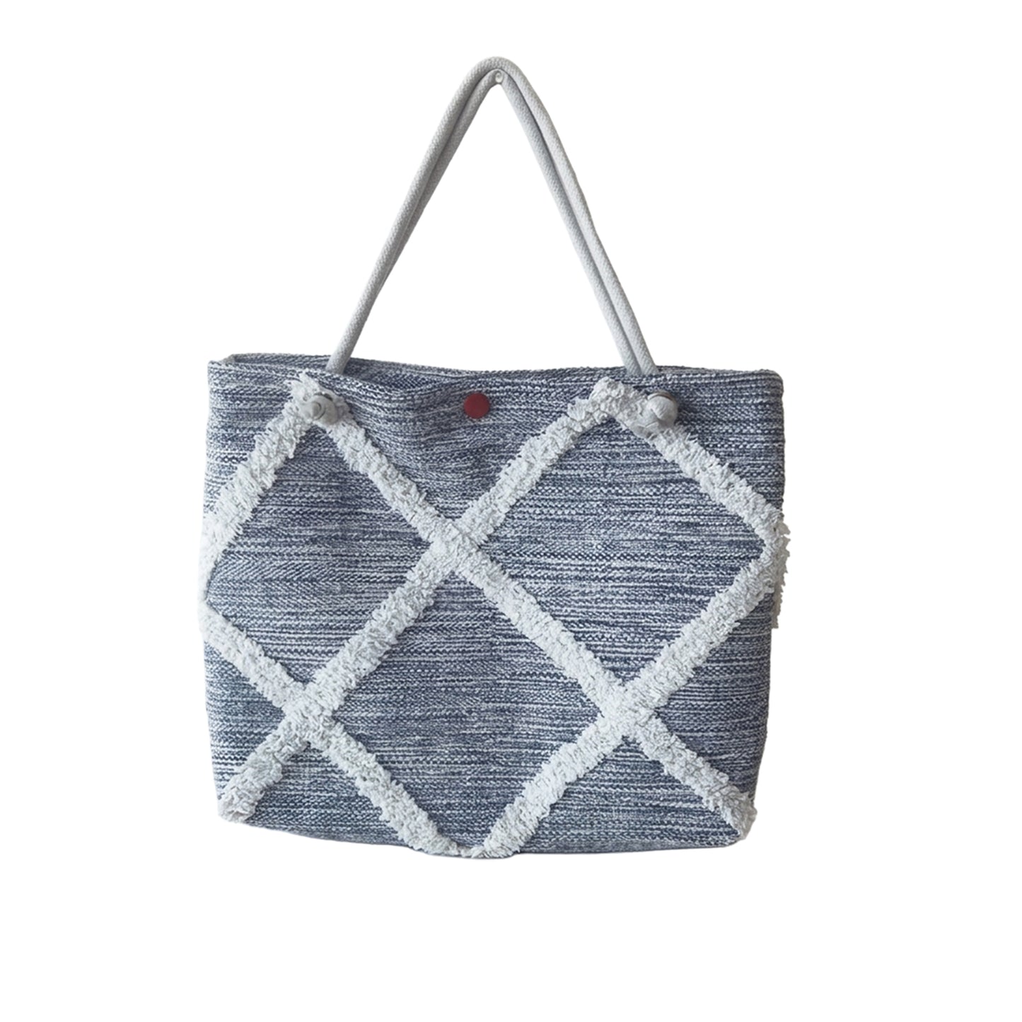 Indigo Lattice Bag