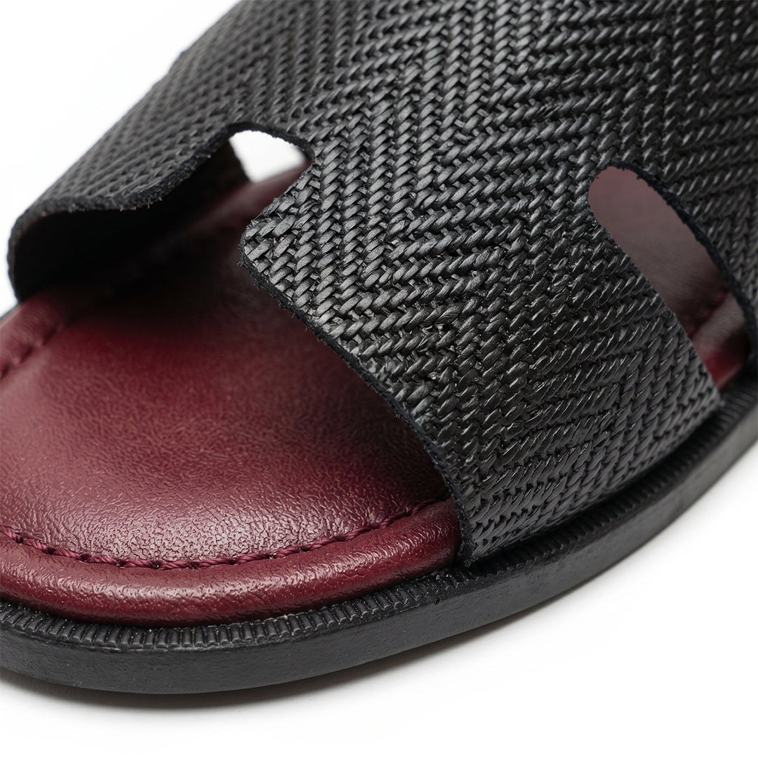 Midnight Texture Slides In Burgundy