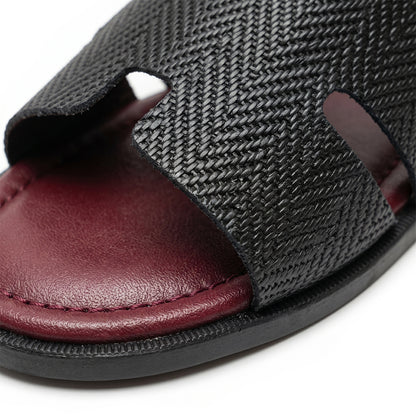 Midnight Texture Slides In Burgundy