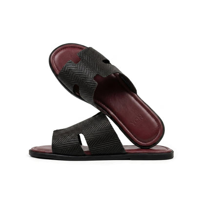 Midnight Texture Slides In Burgundy