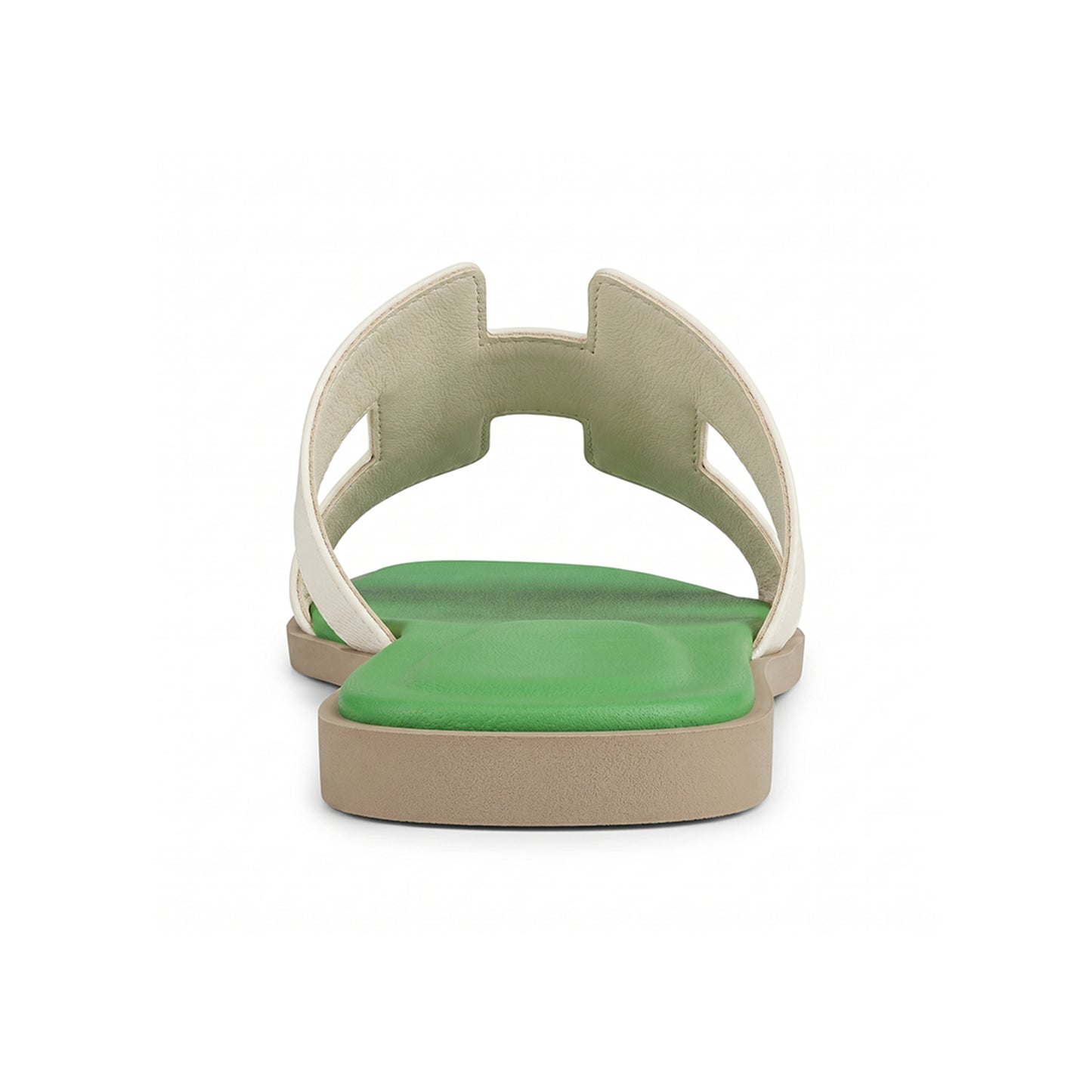 Terra Slides in Floral Green