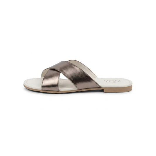 SunKissé Sandals in Silver