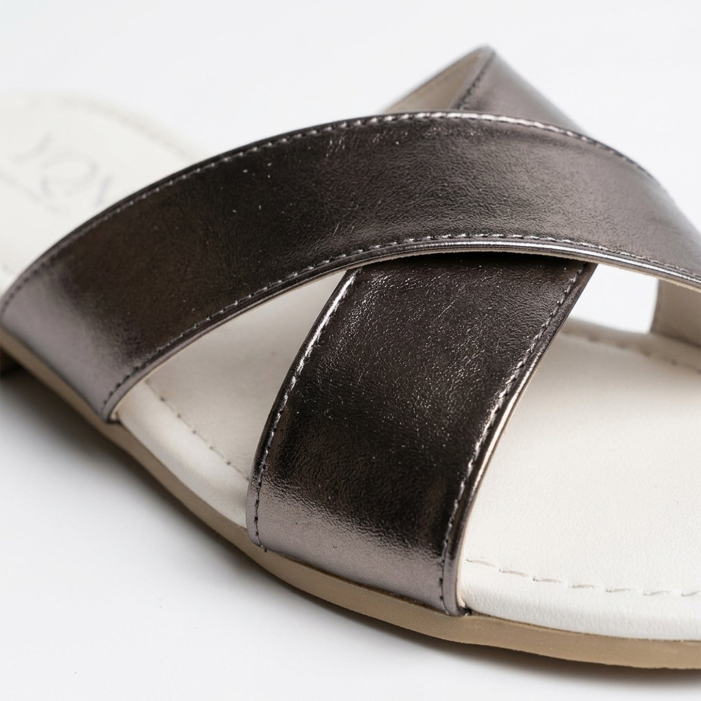 SunKissé Sandals in Silver