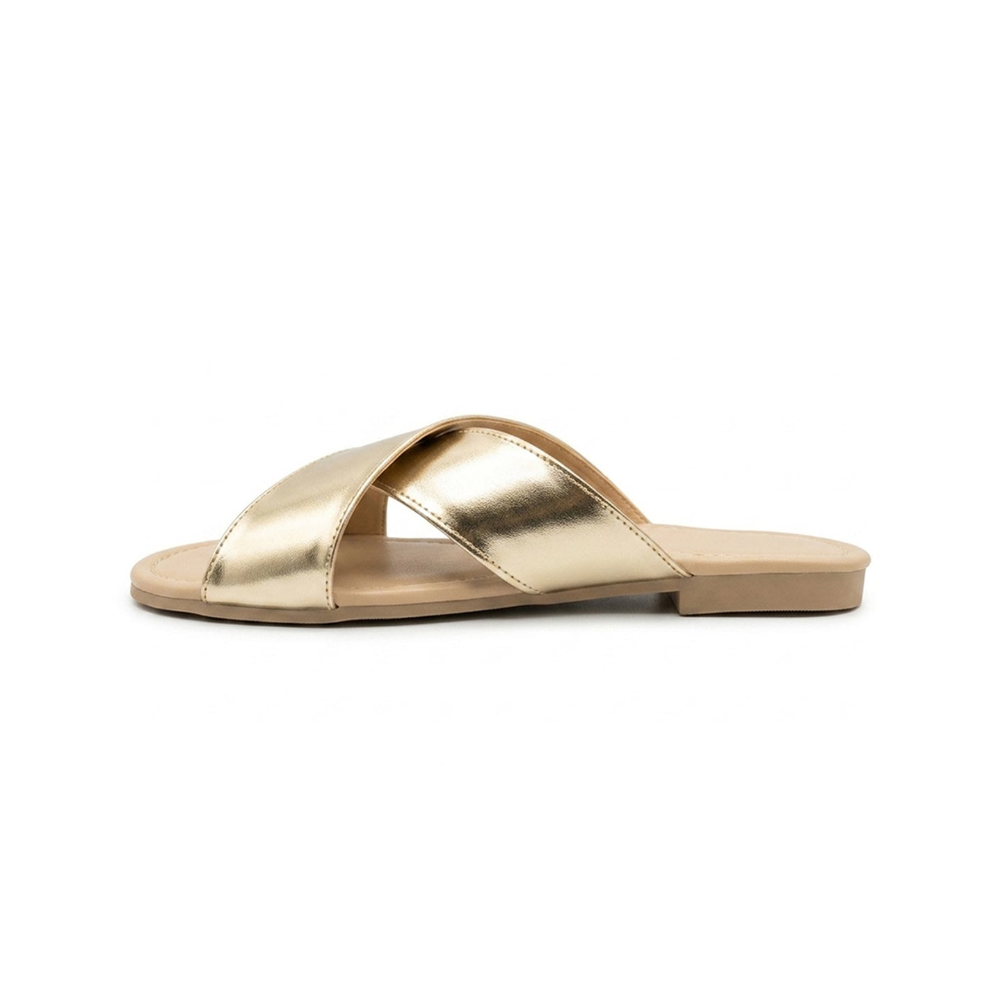 SunKissé Sandals in Gold