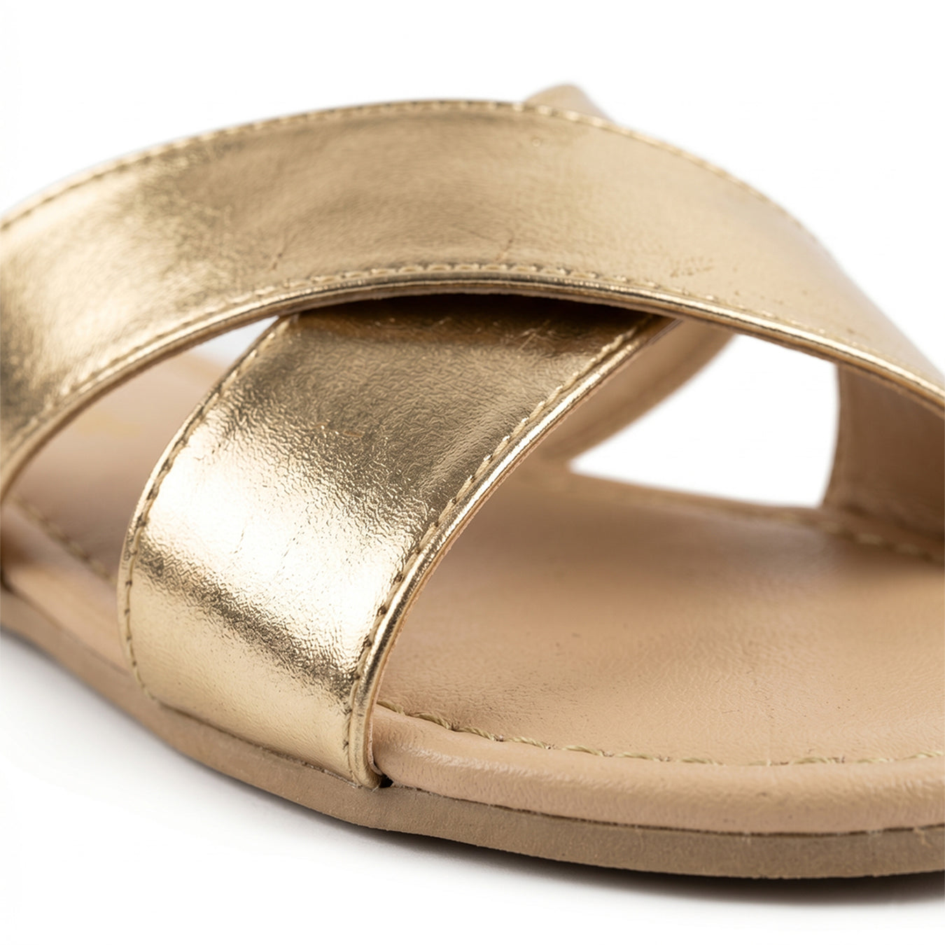 SunKissé Sandals in Gold