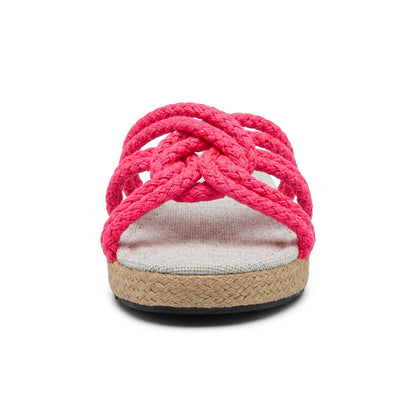 Aurora Slippers in Hot Pink