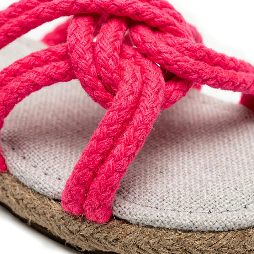 Aurora Slippers in Hot Pink