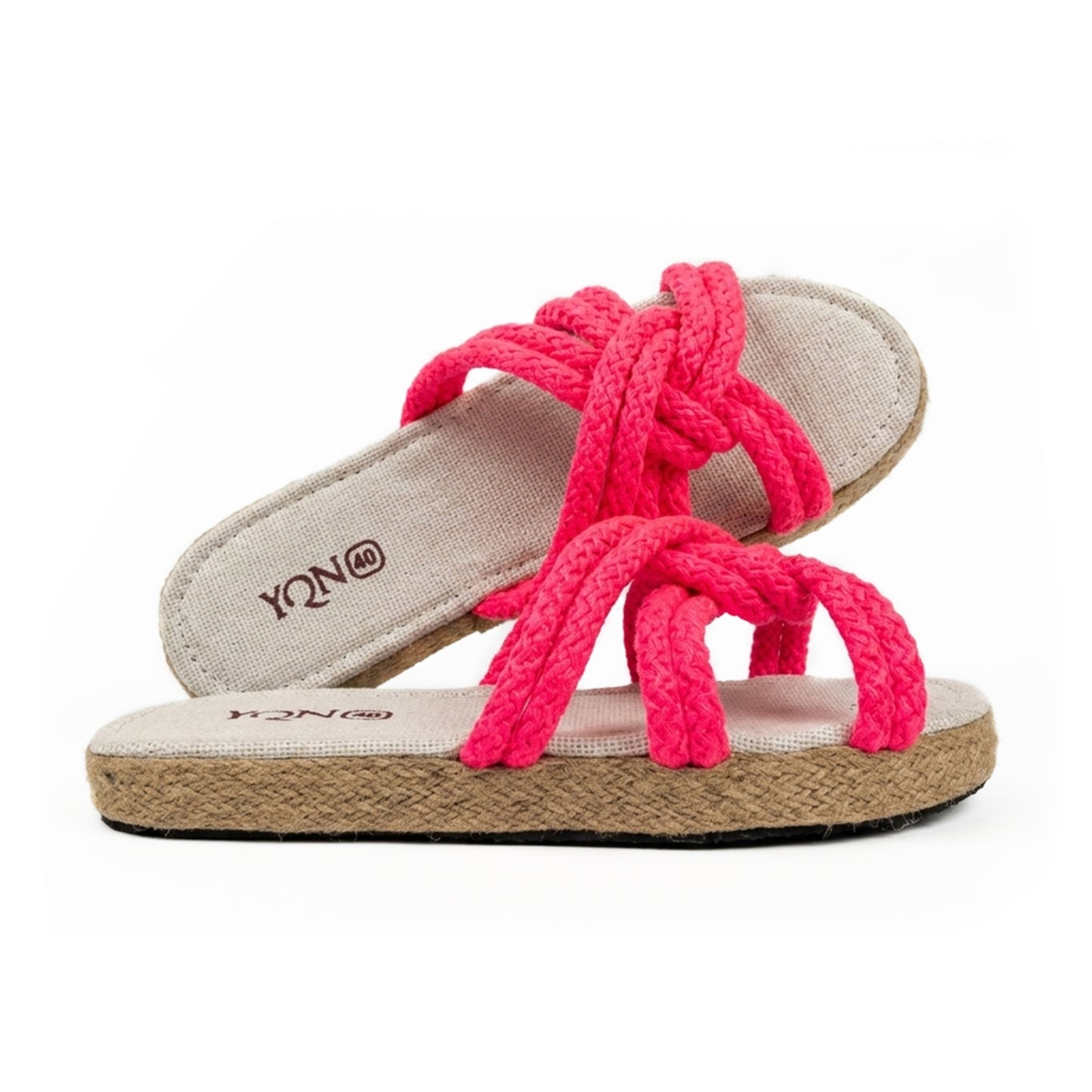 Aurora Slippers in Hot Pink