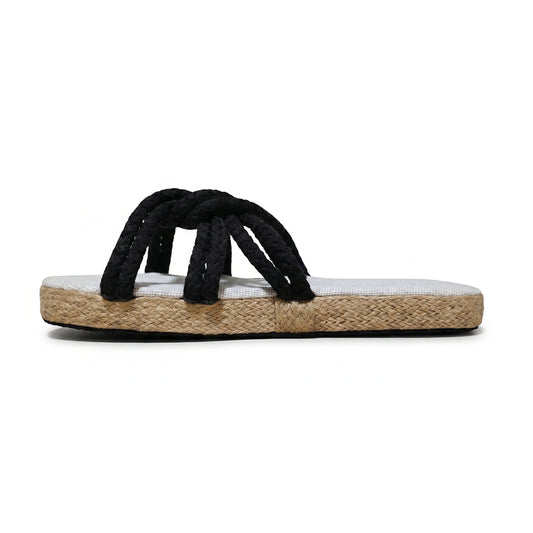 Aurora Slippers in Black
