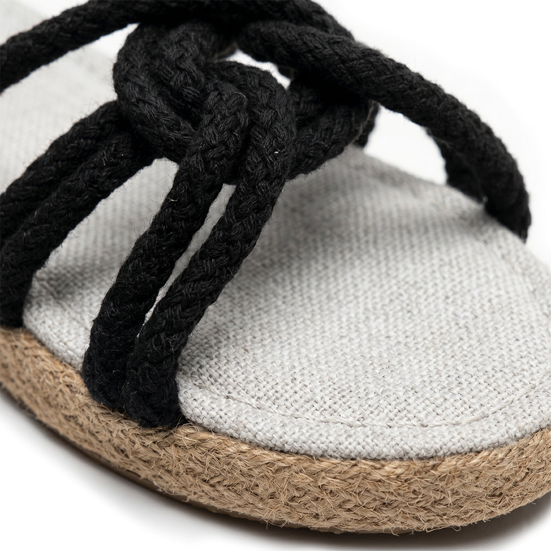 Aurora Slippers in Black