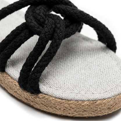 Aurora Slippers in Black