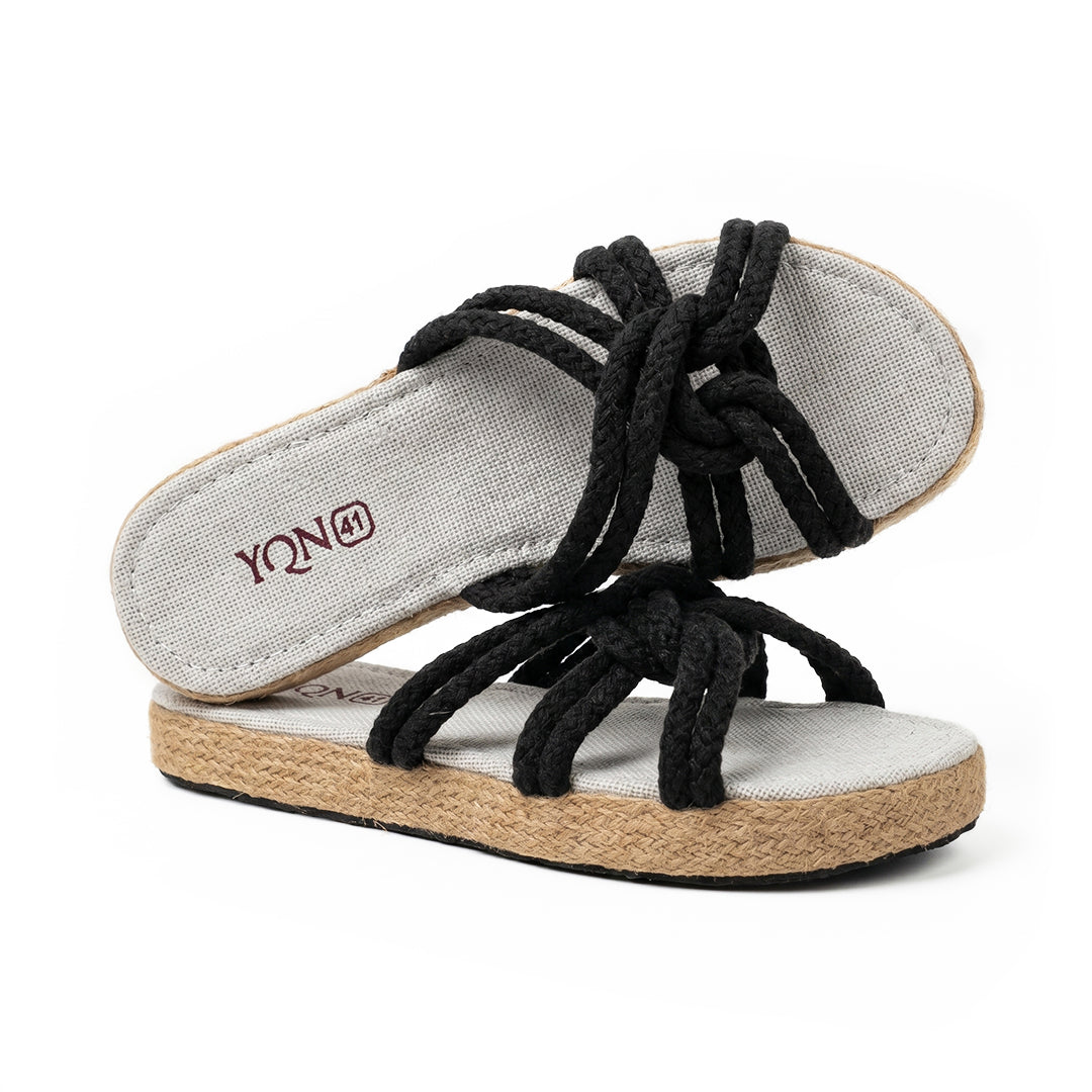 Aurora Slippers in Black