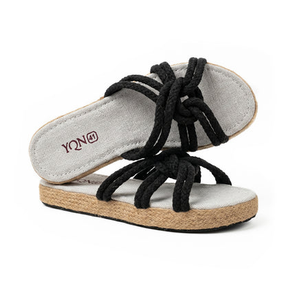 Aurora Slippers in Black